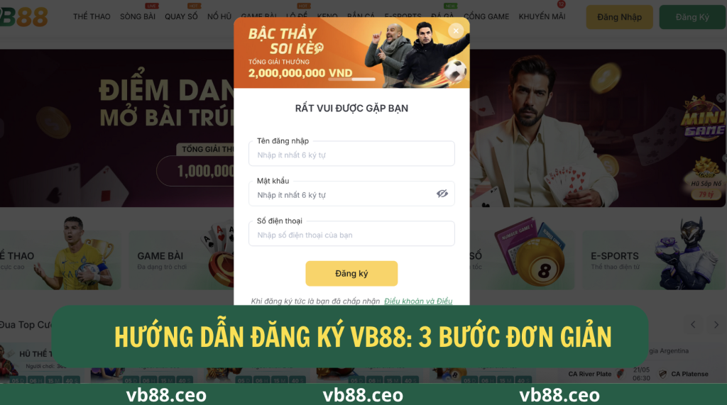 đăng ký vb88