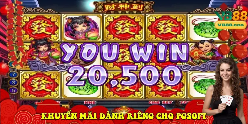 Khuyến mãi dành riêng cho PGsoft